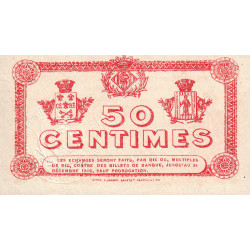 Perpignan - Pirot 100-5 - 50 centimes - Série H - 24/06/1915 - Etat : NEUF