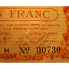 Perpignan - Pirot 100-7 - 1 franc - Série H - 24/06/1915 - Etat : NEUF