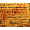 Perpignan - Pirot 100-19 - 50 centimes - Série E.P. - 12/10/1916 - Etat : SUP