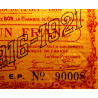 Perpignan - Pirot 100-20 - 1 franc - Série E.P. - 12/10/1916 - Etat : NEUF