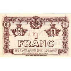 Perpignan - Pirot 100-26 - 1 franc - Série F.C. - 17/02/1919 - Etat : SUP
