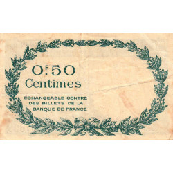 Perpignan - Pirot 100-27 - 50 centimes - Série R.9 - 22/10/1919 - Etat : TB+