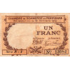 Perpignan - Pirot 100-29 - 1 franc - Série H.1 - 22/10/1919 - Etat : TB