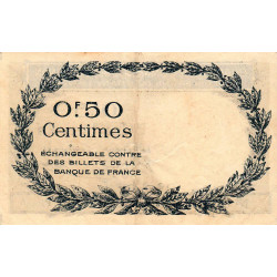 Perpignan - Pirot 100-33 - 50 centimes - Série E.P.6 - 11/01/1922 - Etat : TTB