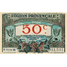 Région Provençale - Pirot 102-9 - 50 centimes - R Série 58 - Sans date - Etat : SUP