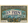 Région Provençale - Pirot 102-12 - 1 franc - R Série 32 - Sans date - Etat : SPL