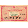 Puy-de-Dôme - Pirot 103-22 - 50 centimes - Série Y 124 - Sans date - Etat : TTB+