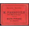 33 - Saint-Martin-de-Laye - Epicerie Farrouilh - Bon prime 50 francs - Etat : TTB+