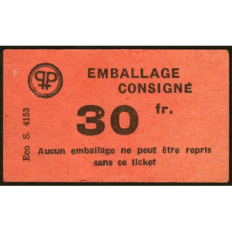 42 - Lorette - Prisunic - Consigne 30 francs - Etat : SUP
