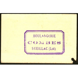 46 - Souillac - Boulangerie Combes - Bon pour 2 kg. de pain - Etat : TTB