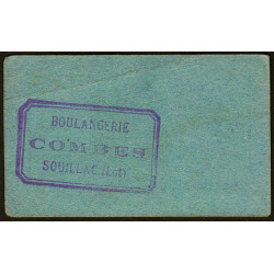 46 - Souillac - Boulangerie Combes - Bon pour 0k,500 de pain - Etat : TTB-