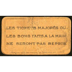 75 - Paris - Les Docks Parisiens - Ticket 10 primes - 2e type - Etat : TB+