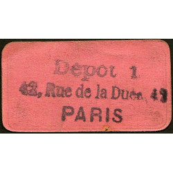 75 - Paris - Les Docks Parisiens - Ticket 2 primes - 3e type - Etat : SUP