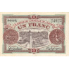 Cahors (Lot) - Pirot 35-24 - 1 franc - Série L - 17/09/1919 - Etat : TTB