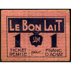 75 - Paris - Société Laitière Maggi - 1 franc d'achat - Etat : SUP