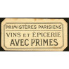 75 - Paris - Primistère Parisien - Bon pour 1 prime - Etat : TTB