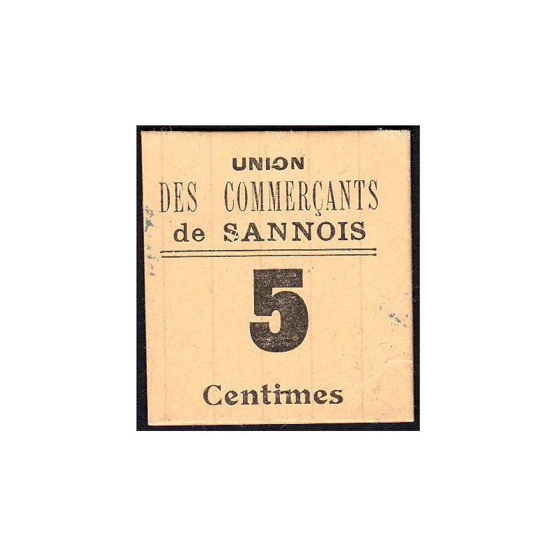 78 - Sannois (95) - Union des Commerçants - 5 centimes - Etat : SPL