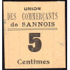 78 - Sannois (95) - Union des Commerçants - 5 centimes - Etat : SPL