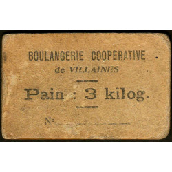 53 - Villaines - Boulangerie Coopérative - Pain : 3 kilog. - Etat : TB-