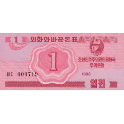 Corée du Nord - Pick 31 - 1 jeon - 1988 - Etat : NEUF