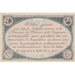 Angoulême - Pirot 9-13 - 50 centimes - 3ème série - 15/01/1915 - Etat : SPL