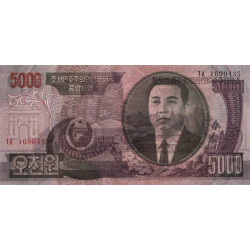Corée du Nord - Pick 46c_2 - 5'000 won - Série ㄱㅍ - 2006 - Etat : NEUF