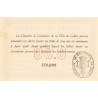 Calais - Pirot 36-1 - 50 centimes - Sans série - 22/08/1914 - Etat : SUP
