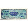 VF 25-01 - 100 francs - France - 1944 (1945) - Variété impression inclinée du recto - Etat : SPL