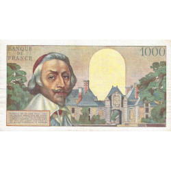 F 53-01 - 07-03/1957 - 10 nouv. francs sur 1000 francs - Richelieu - Série Y.331 - Etat : TTB