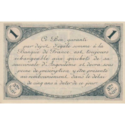 Angoulême - Pirot 9-16 - 1 franc - 3ème série - 15/01/1915 - Etat : SPL