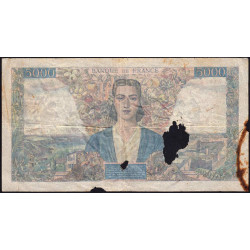 F 47-61 - 17/07/1947 - 5000 francs - Empire Français - Série J.3695 - Etat : AB-