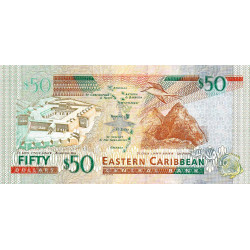 Caraïbes Est - Saint Vincent & les Grenadines - Pick 45v - 50 dollars - Série B - 2003 - Etat : NEUF