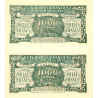 VF 12- VF 13 - 1000 francs - Marianne - 1945 - Sans série - Paire de faux - Etat : NEUF