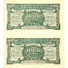 VF 12- VF 13 - 1000 francs - Marianne - 1945 - Sans série - Paire de faux - Etat : NEUF