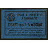 42 - Roanne - Union Alimentaire - Ticket 1 fr. d'achat - Etat : NEUF