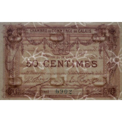 Calais - Pirot 36-28 - 50 centimes - Série A - 14/01/1916 (1917) - Etat : SUP