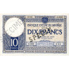 Maroc - Pick 17a_1s - 10 francs - 12/06/1929 - Spécimen - Etat : SUP
