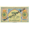 Maroc - Pick 27_1s - 100 francs - Série A1 - 01/05/1943 - Spécimen - Etat : SUP