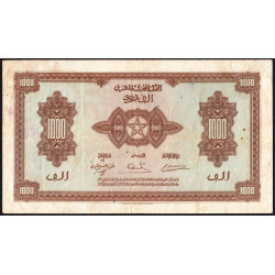 Maroc - Pick 28_1 - 1'000 francs - Série G.4 - 01/05/1943 - Etat : TTB-