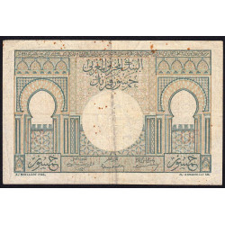 Maroc - Pick 44 - 50 francs - Série Y.7 - 02/12/1949 - Etat : TB