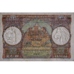 Maroc - Pick 45_3 - 100 francs - Série C.40 - 19/04/1951 - Etat : SUP+