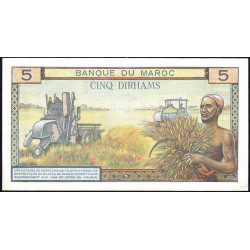 Maroc - Pick 53e - 5 dirhams - Série P.32 - 1968 - Etat : SUP