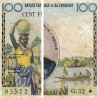 Cameroun - Afrique Equatoriale - Pick 1e - 100 francs - Série G.32 - 1961 - Etat : TB-