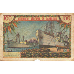 Cameroun - Pick 10 - 100 francs - Série R.11 - 1962 - Etat : AB à B-