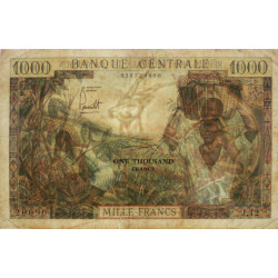 Cameroun - Pick 12b - 1'000 francs - Série J.12 - 1962 - Etat : TB