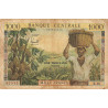 Cameroun - Pick 12b - 1'000 francs - Série Z.16 - 1962 - Etat : B+