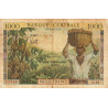 Cameroun - Pick 12b - 1'000 francs - Série O.19 - 1962 - Etat : B+