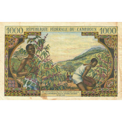 Cameroun - Pick 12b - 1'000 francs - Série L.23 - 1962 - Etat : TB+