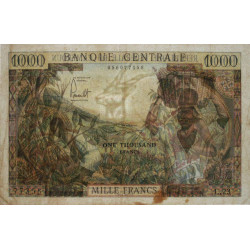 Cameroun - Pick 12b - 1'000 francs - Série L.23 - 1962 - Etat : TB+