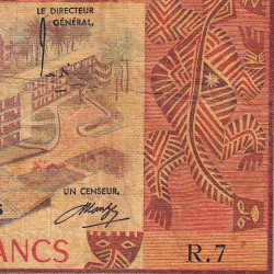 Cameroun - Pick 15b - 500 francs - Série R.7 - 1976 - Etat : B+ à TB-